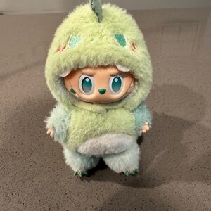 Big Into Energy Authentic Labubu with Dinosaur Costume Serenity